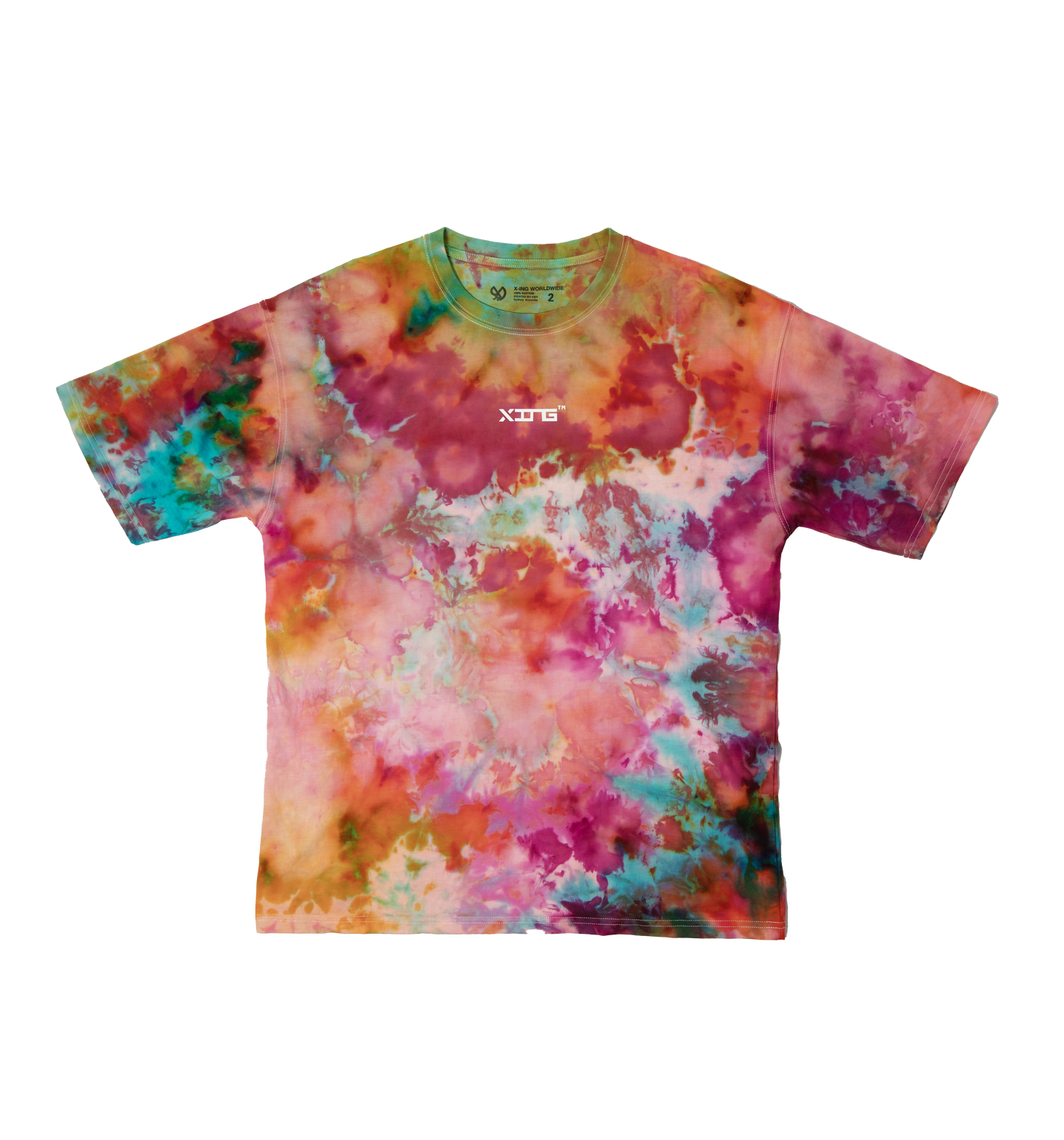 X-ING ice dyeing tee