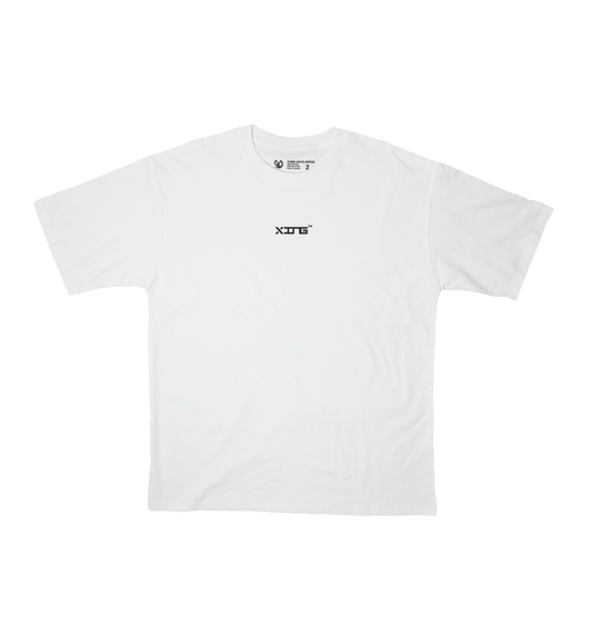 X-ING classic Typo white tee